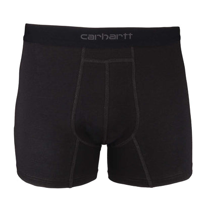 Black Carhartt 5 Inch Cotton Boxer Brief 2-Pack