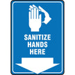 Safety Sign: Sanitize Hands here 14