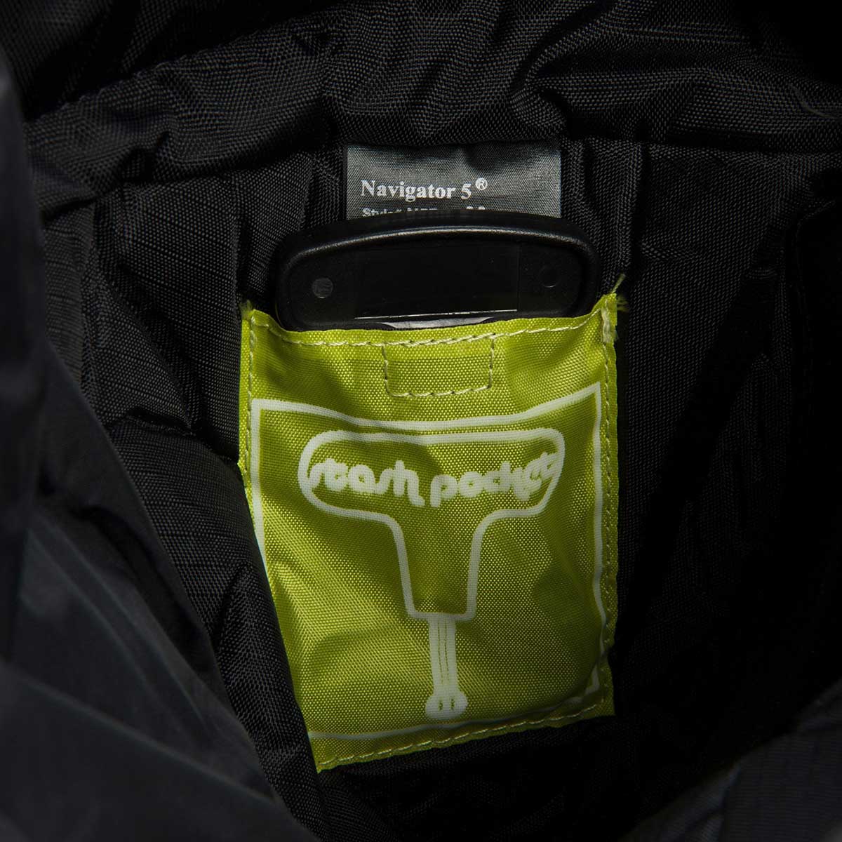 Closeup of the pocket on the NEOS Navigator Glacier Trek SPK Overshoe