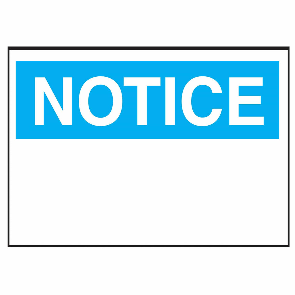 Custom Sign - Notice | Gemplers
