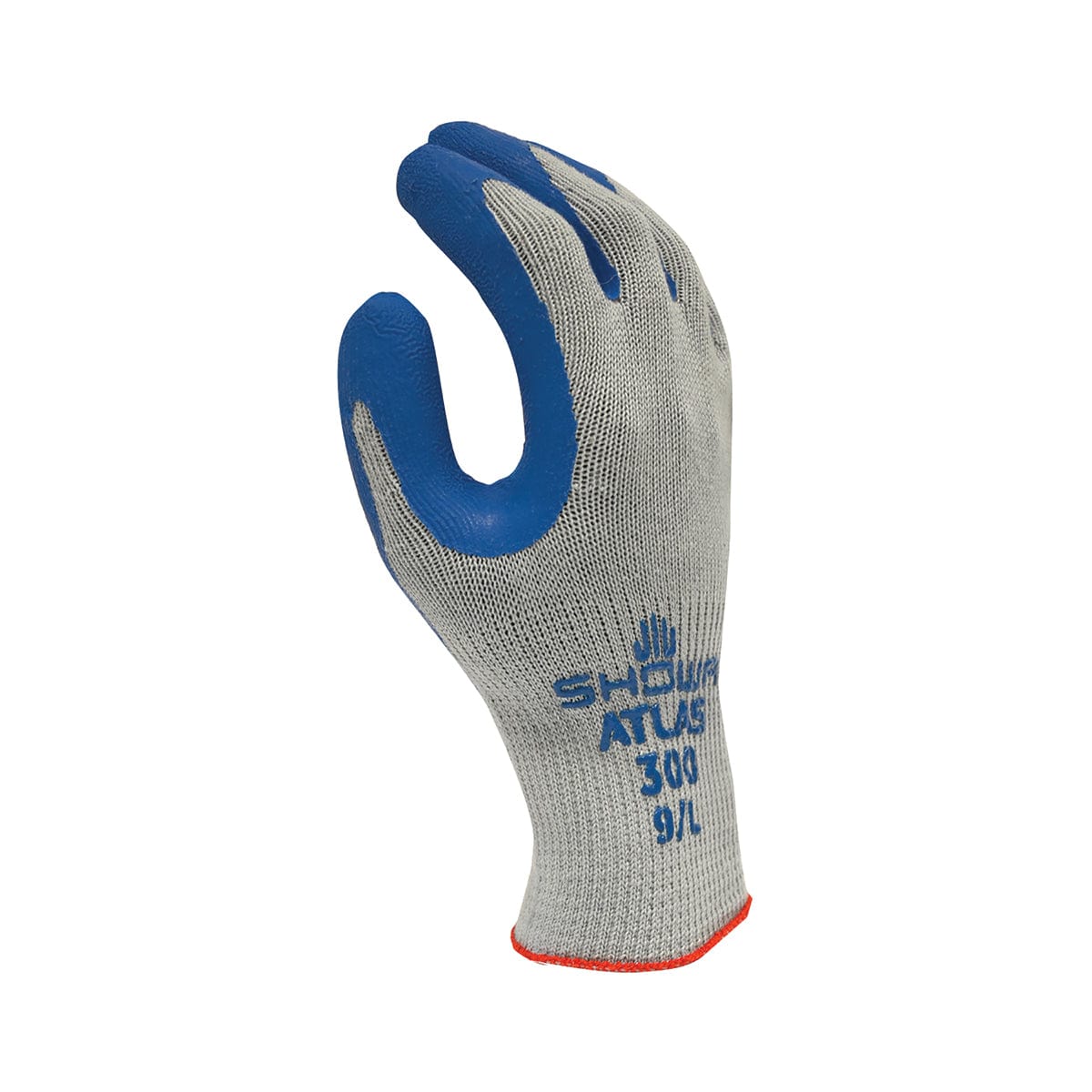 Showa Atlas 300 Rubber Palm Coated Gloves