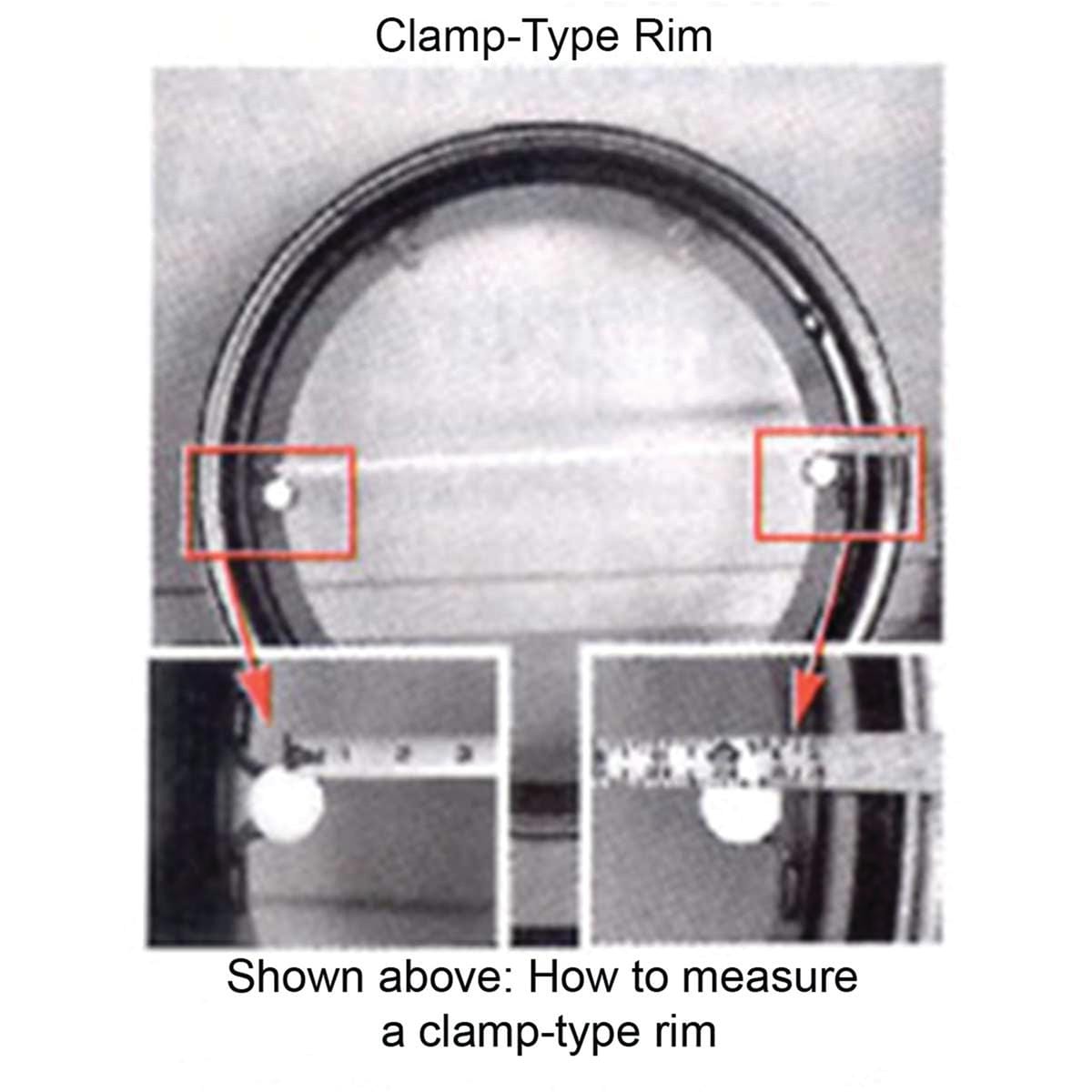 10x28 Clamp Type Tractor Rim, 6 Clamps