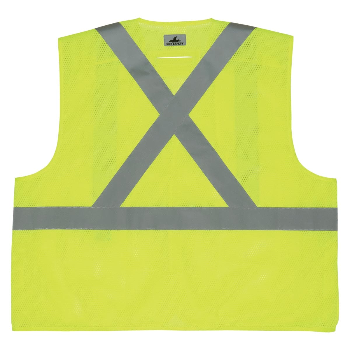 MCR Safety ANSI Class 2 Hi-Vis Recycled Materials Breakaway Vest