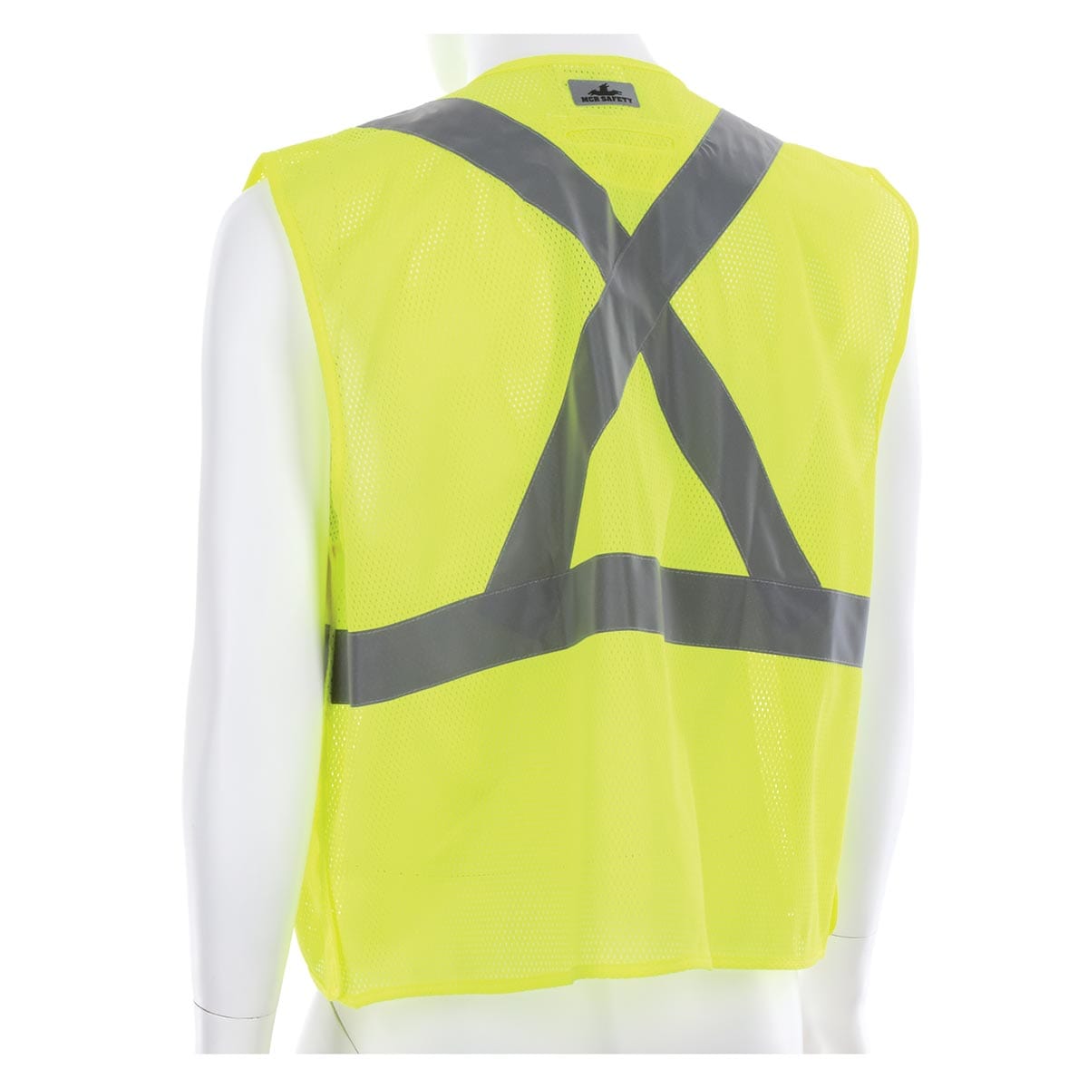 MCR Safety ANSI Class 2 Hi-Vis Recycled Materials Breakaway Vest