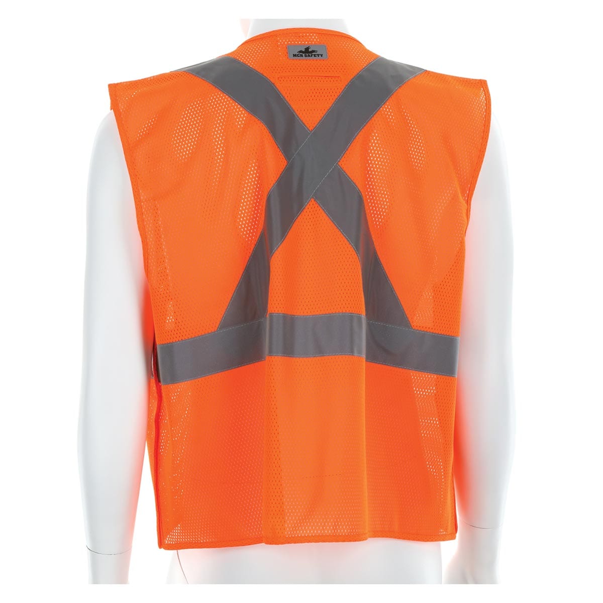 MCR Safety ANSI Class 2 Hi-Vis Recycled Materials Breakaway Vest