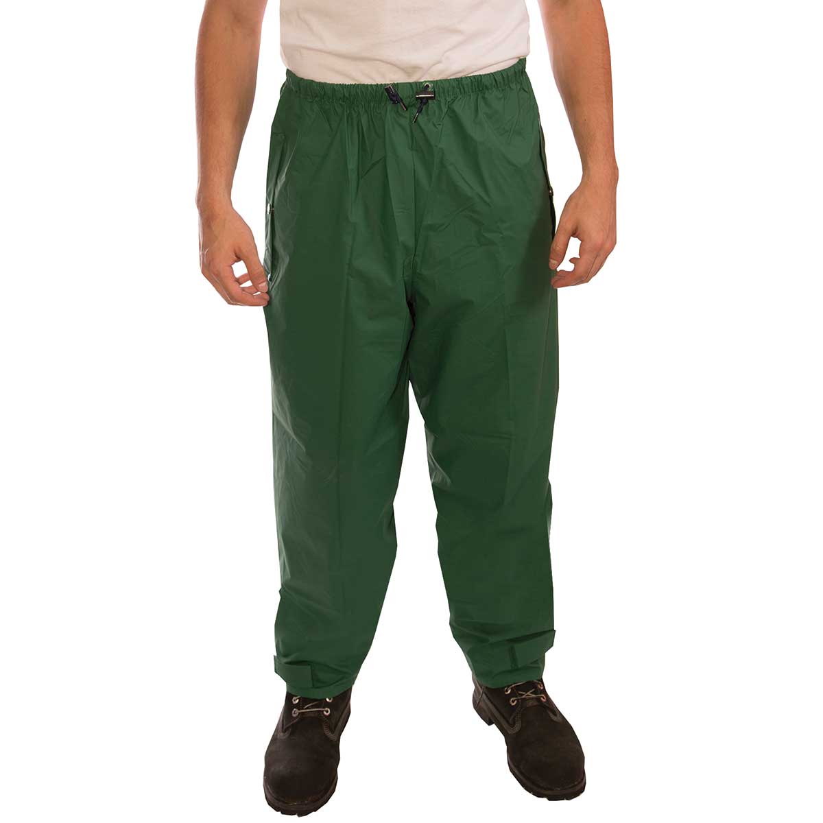 Green Tingley Storm-Champ 2-Piece Suit on model