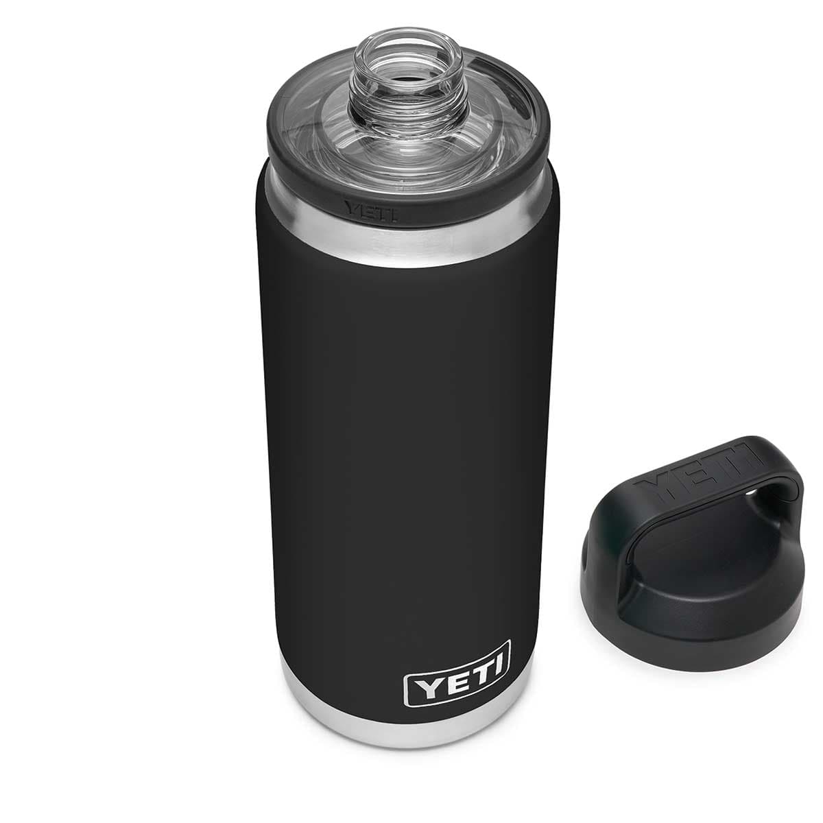 Black YETI Rambler 26 oz  Bottle with Chug Cap