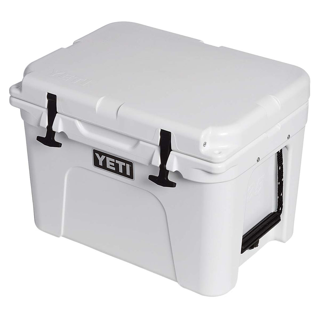 White YETI Tundra 35 Cooler
