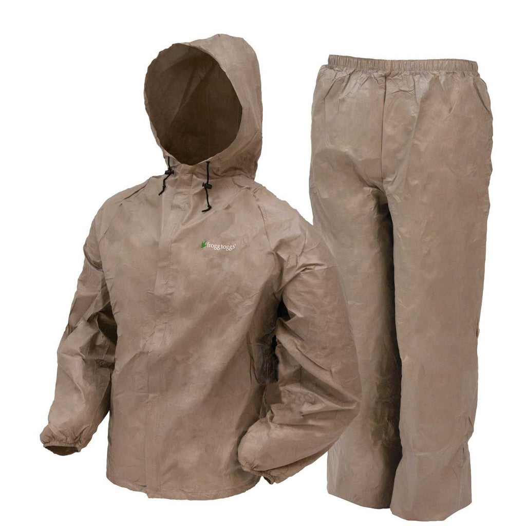 Khaki Frogg Toggs Men's Ultra-Lite Rainsuit