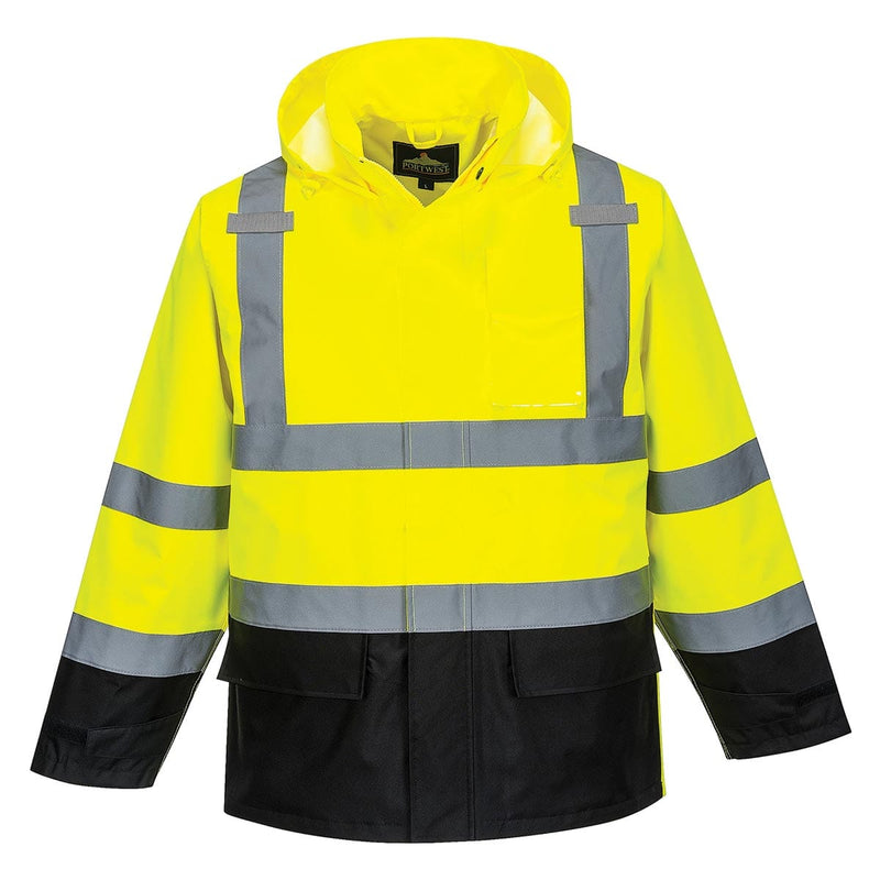 Portwest ANSI Class 3 Contrast Hi-Vis Rain Jacket