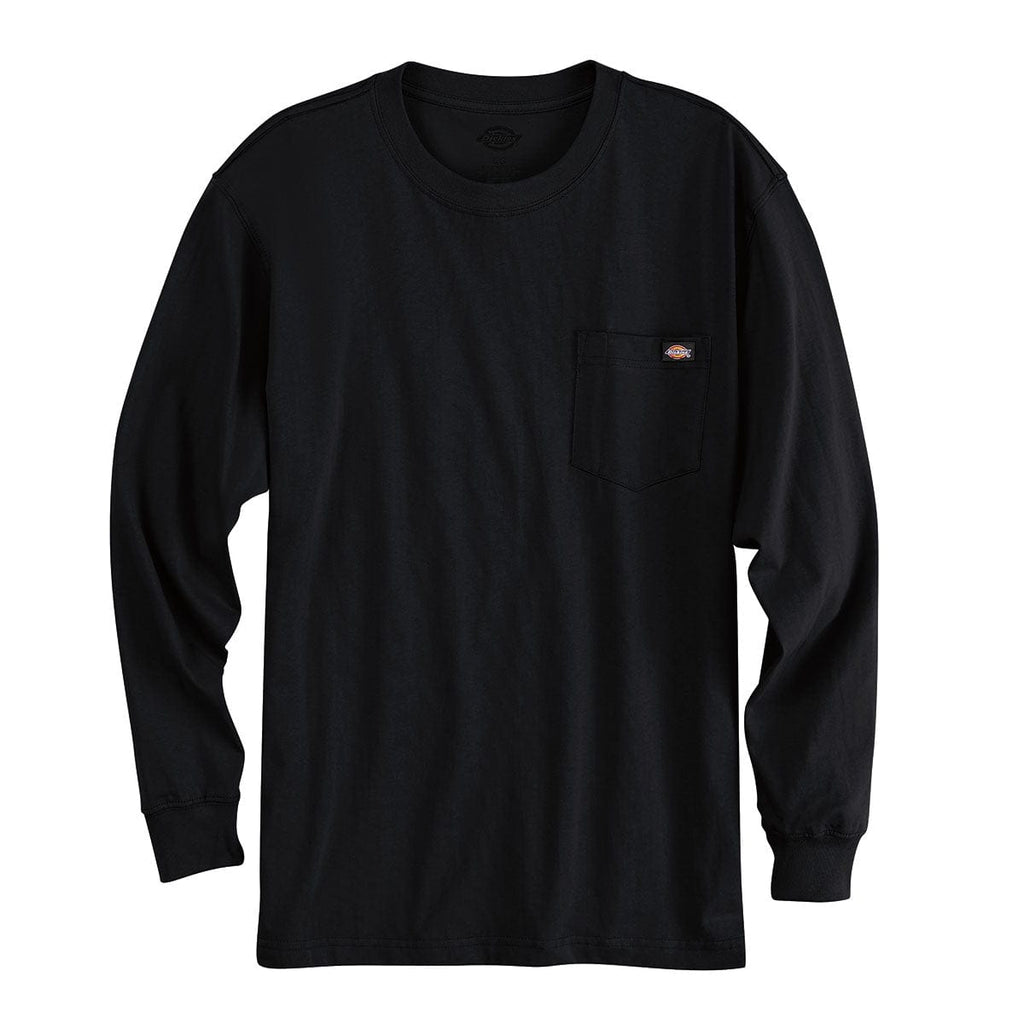 Black Dickies Long Sleeve Heavyweight Crew Neck T-Shirt