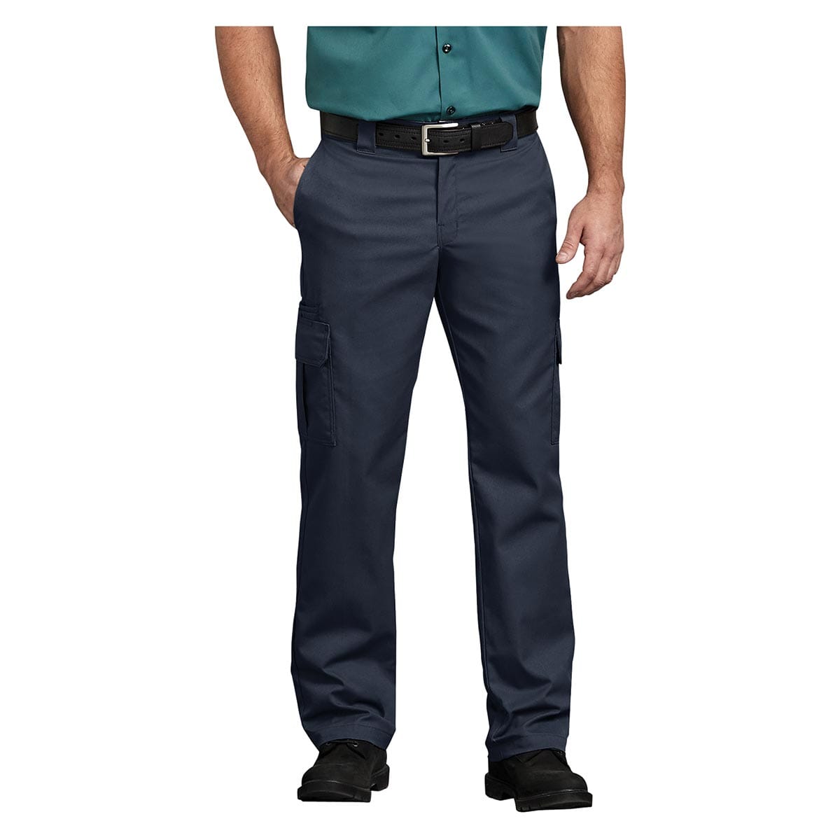 Dark Navy Dickies FLEX Regular Fit Straight Leg Cargo Pants