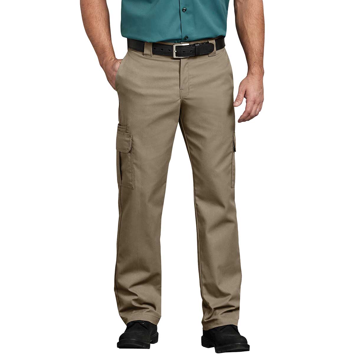 Desert Khaki Dickies FLEX Regular Fit Straight Leg Cargo Pants
