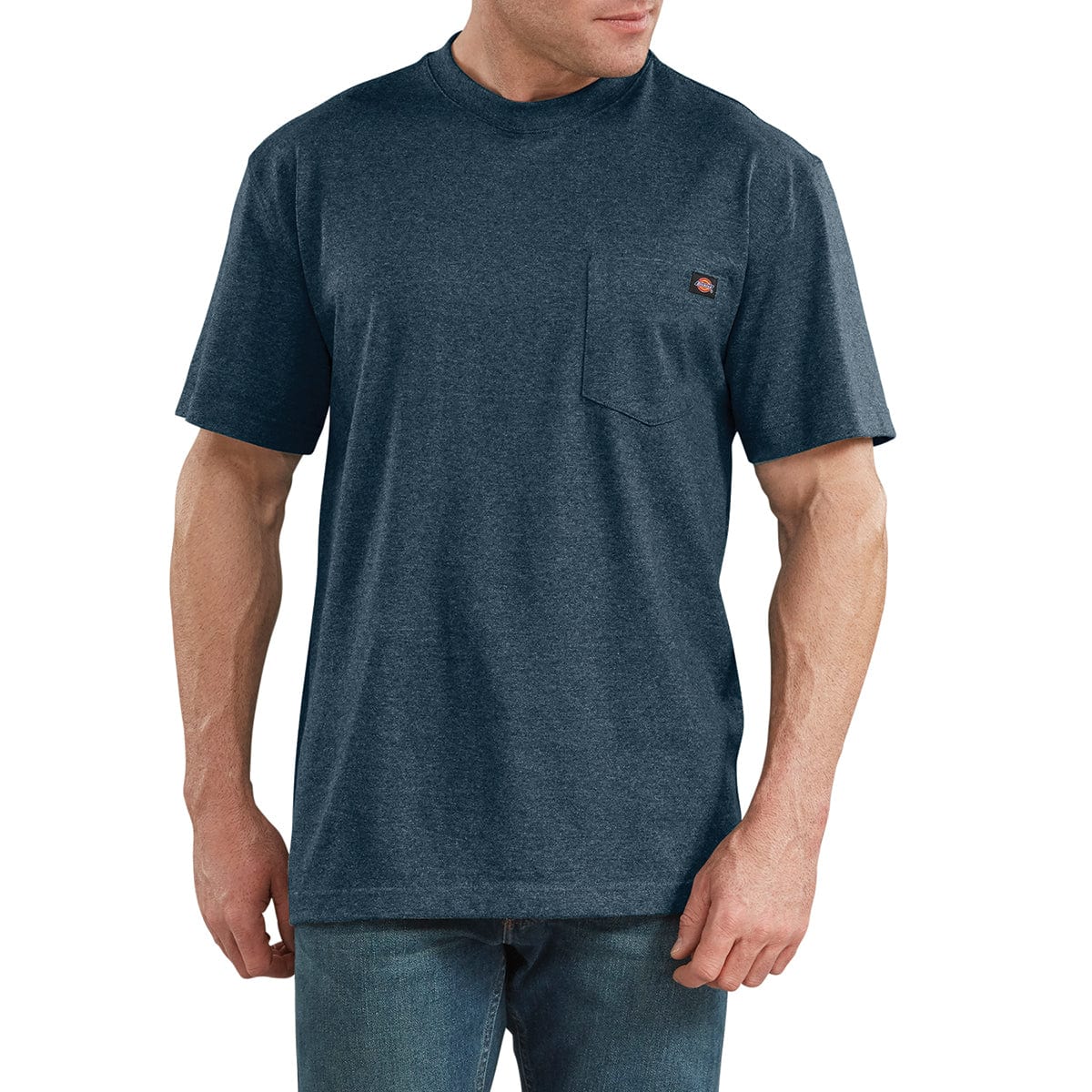 Baltic Blue Dickies Short Sleeve Heavyweight T-Shirt