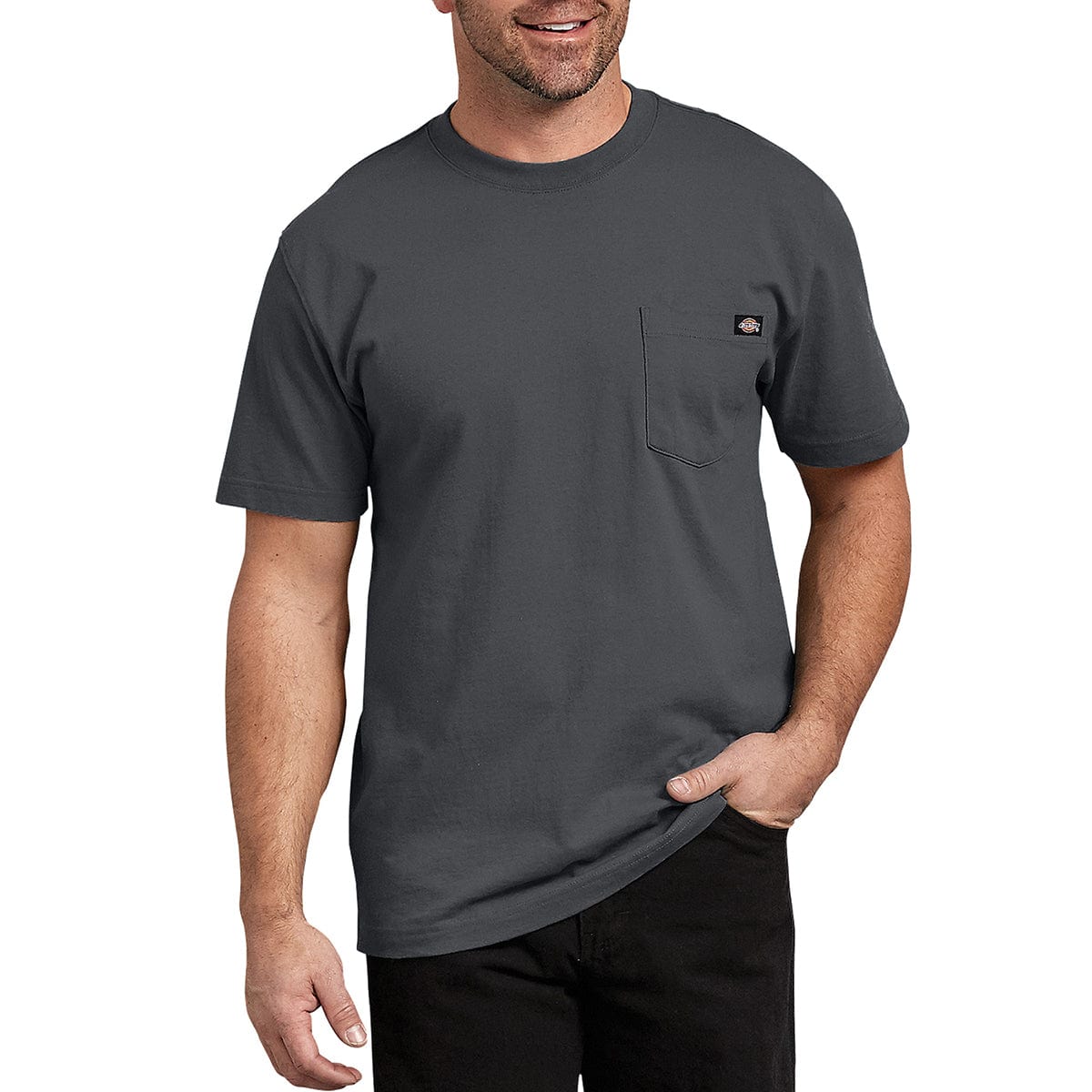 Charcoal Dickies Short Sleeve Heavyweight T-Shirt