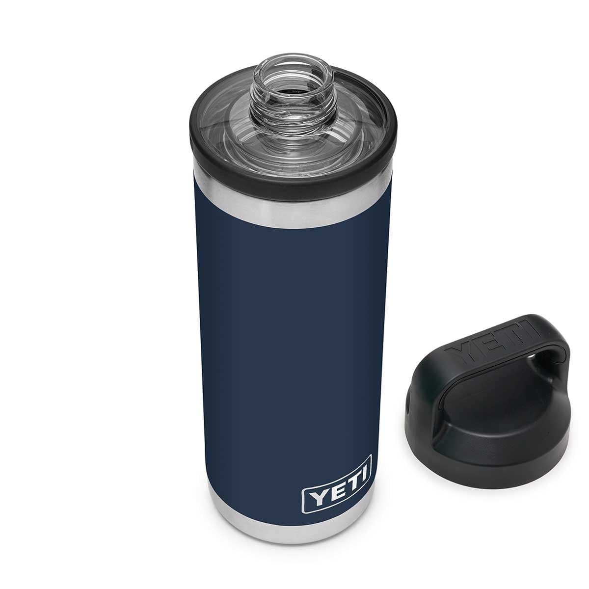 Navy YETI Rambler 18 oz  Bottle with Chug Cap