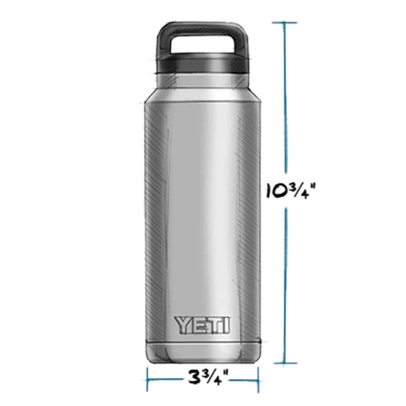 YETI Rambler 36 oz Bottle with Chug Cap - Stainless Steel