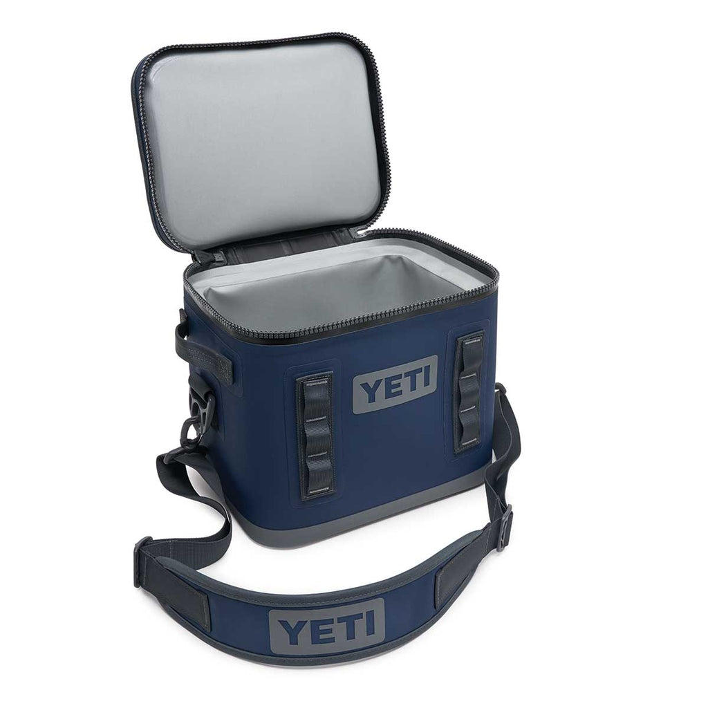 Navy colored YETI Hopper Flip 12 Soft Sided Cooler