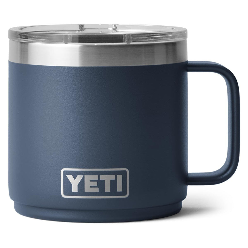 Navy YETI Rambler 14 oz Stackable Mug