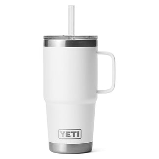 Yeti White Rambler 35oz Mug With Straw Lid