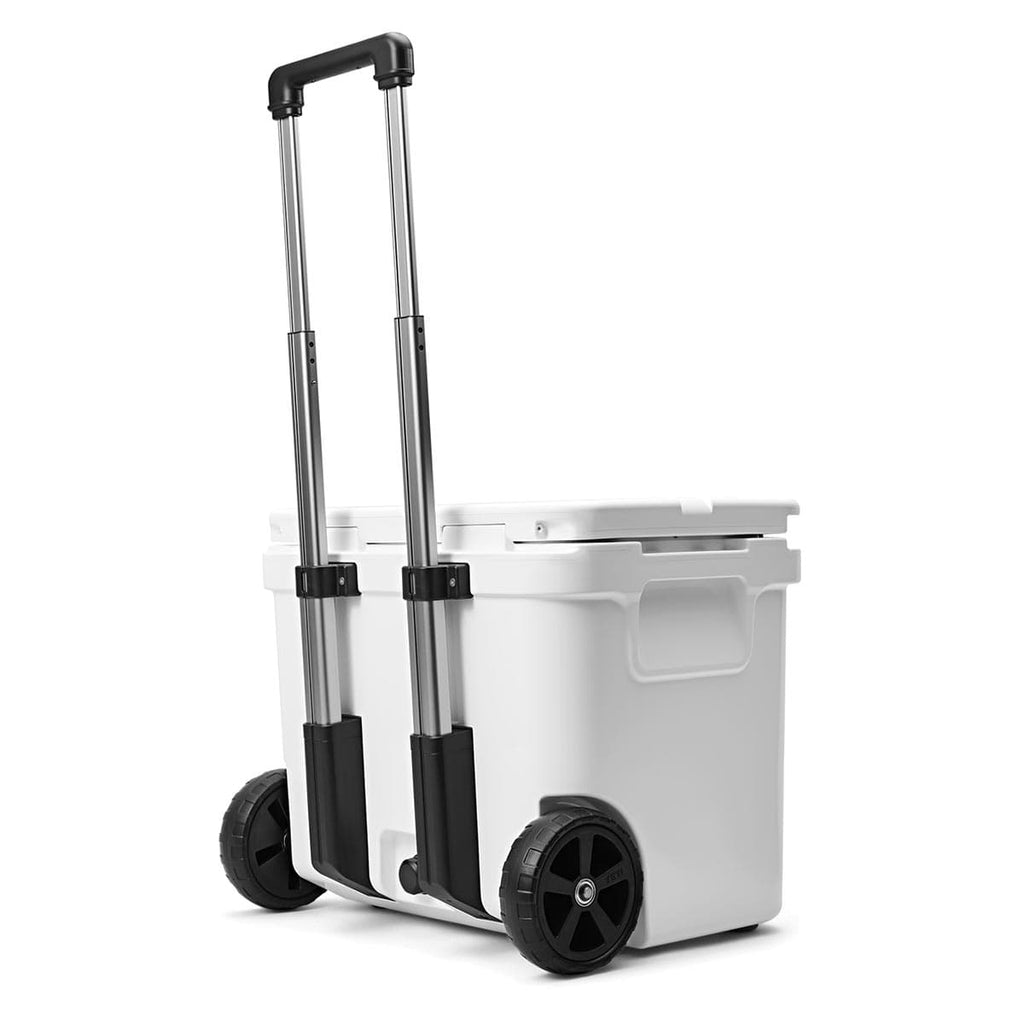 White YETI Roadie 60 Wheeled Cooler