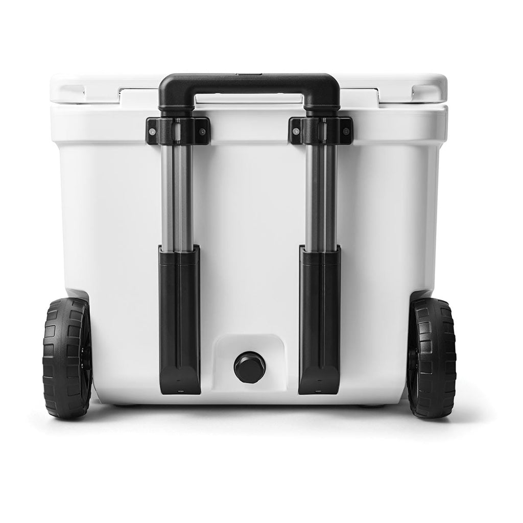 White YETI Roadie 60 Wheeled Cooler