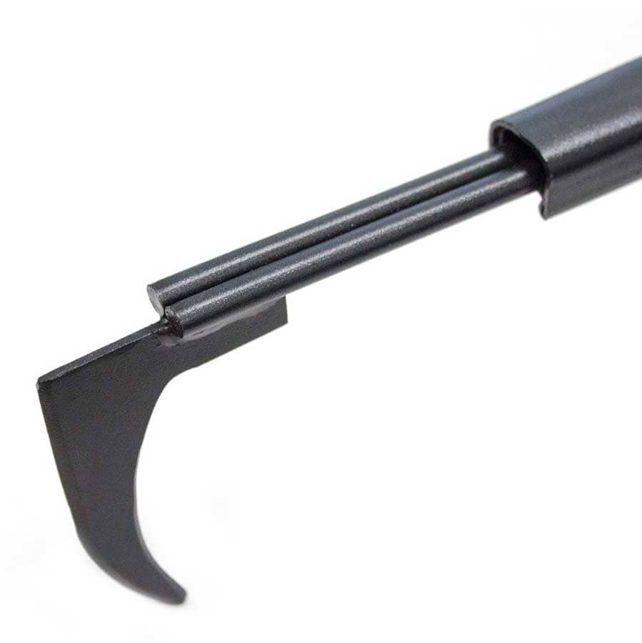 Closeup of the blade on a Bully Tools Bean Hook