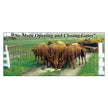 Koehn Drive Thru Electric Cattle Gate