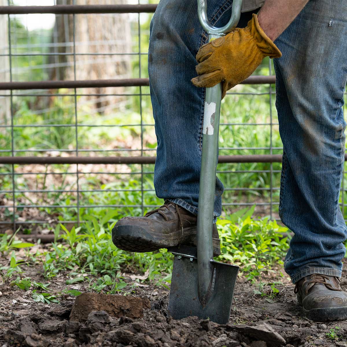 King Of Spades, KS-S Straight Edge, D Grip with Foot Pad In Use+++King Of Spades, KS-S Straight Edge, D Grip with Foot Pad In Use