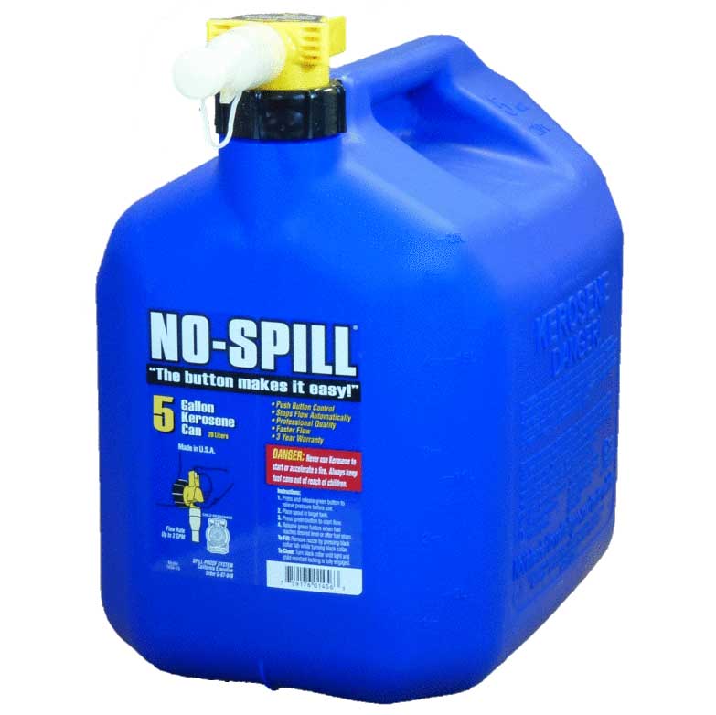 No-Spill® Kerosene Can, 5 gal.